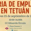 Más de 20 empresas participan  en la Feria de Empleo de Tetuán