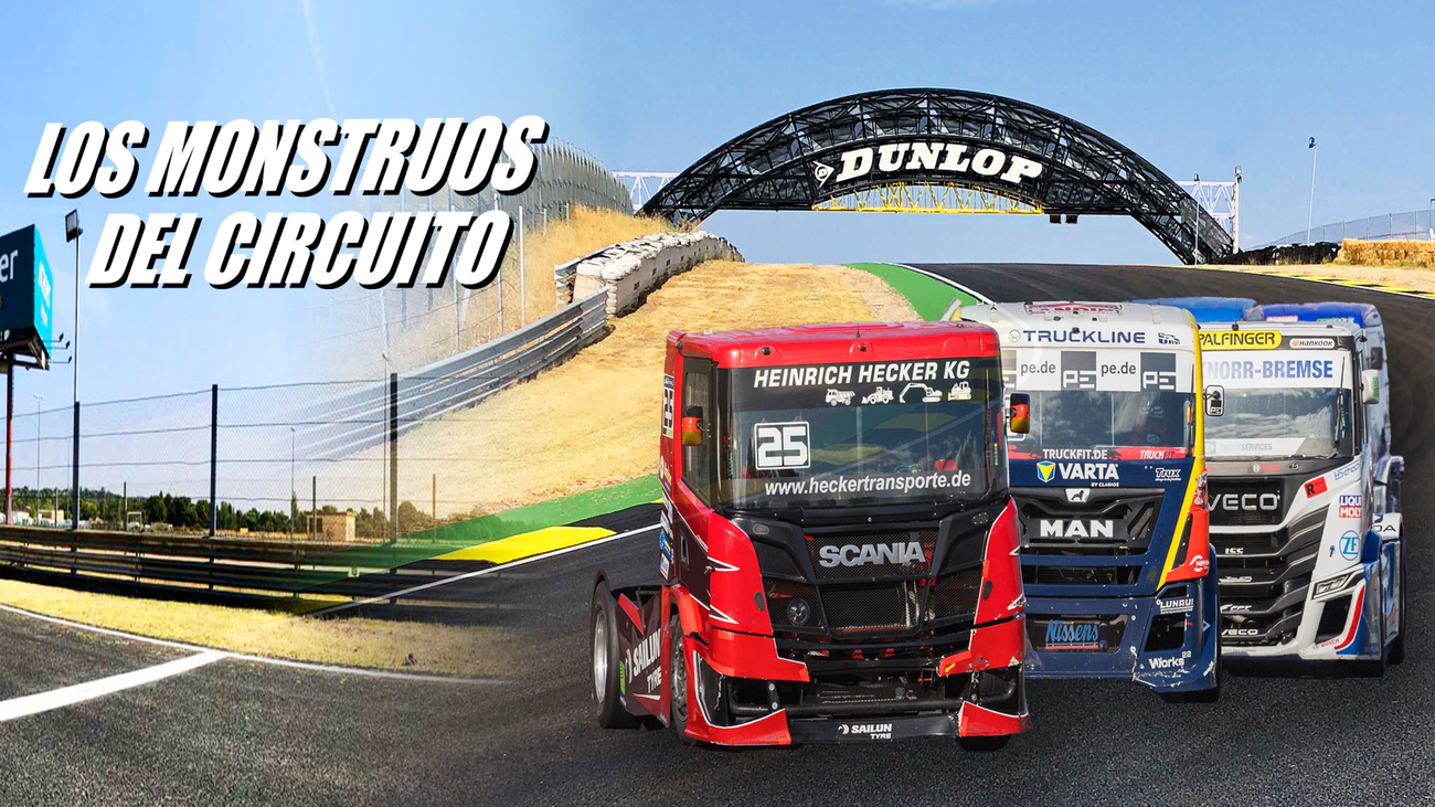 La final del Campeonato de Europa de Camiones llega al Jarama y Telemadrid se sube a uno de estos 'monstruos'