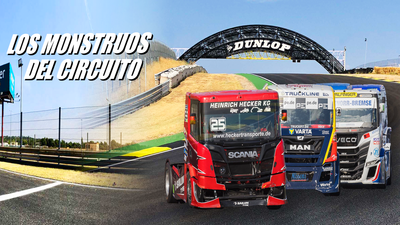 La final del Campeonato de Europa de Camiones llega al Jarama y Telemadrid se sube a uno de estos 'monstruos'