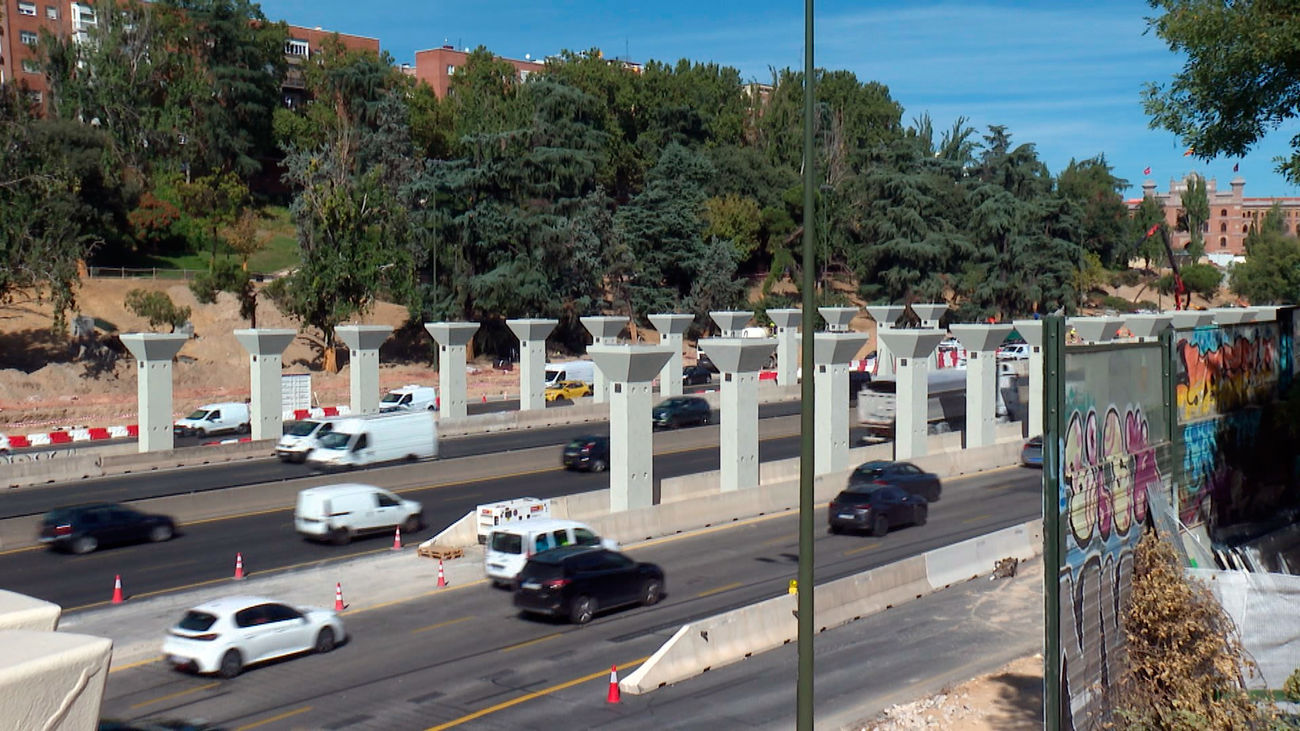 Finalizan las afecciones diurnas al tráfico en la M-30 por las obras de Parque Ventas