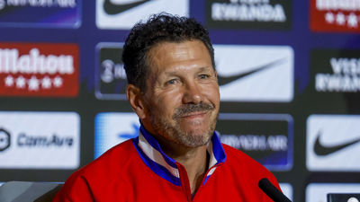 Simeone espera "un partido trabado en el medio, donde las transiciones serán determinantes"