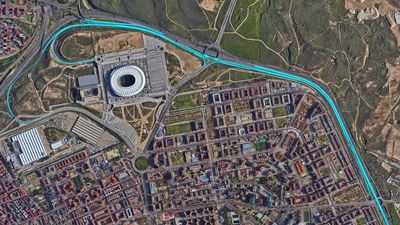 El nuevo acceso que conectará el Metropolitano y la Ciudad del Deporte con la M-40 abrirá al tráfico este sábado de madrugada
