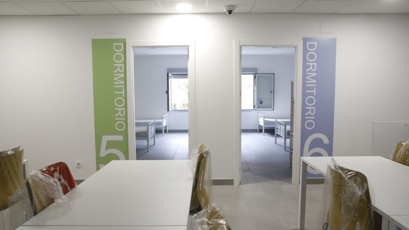 Centro de acogida temporal Pedro Meca para personas sin hogar