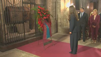 La princesa Leonor destaca el refuerzo del vínculo de la Corona con Navarra