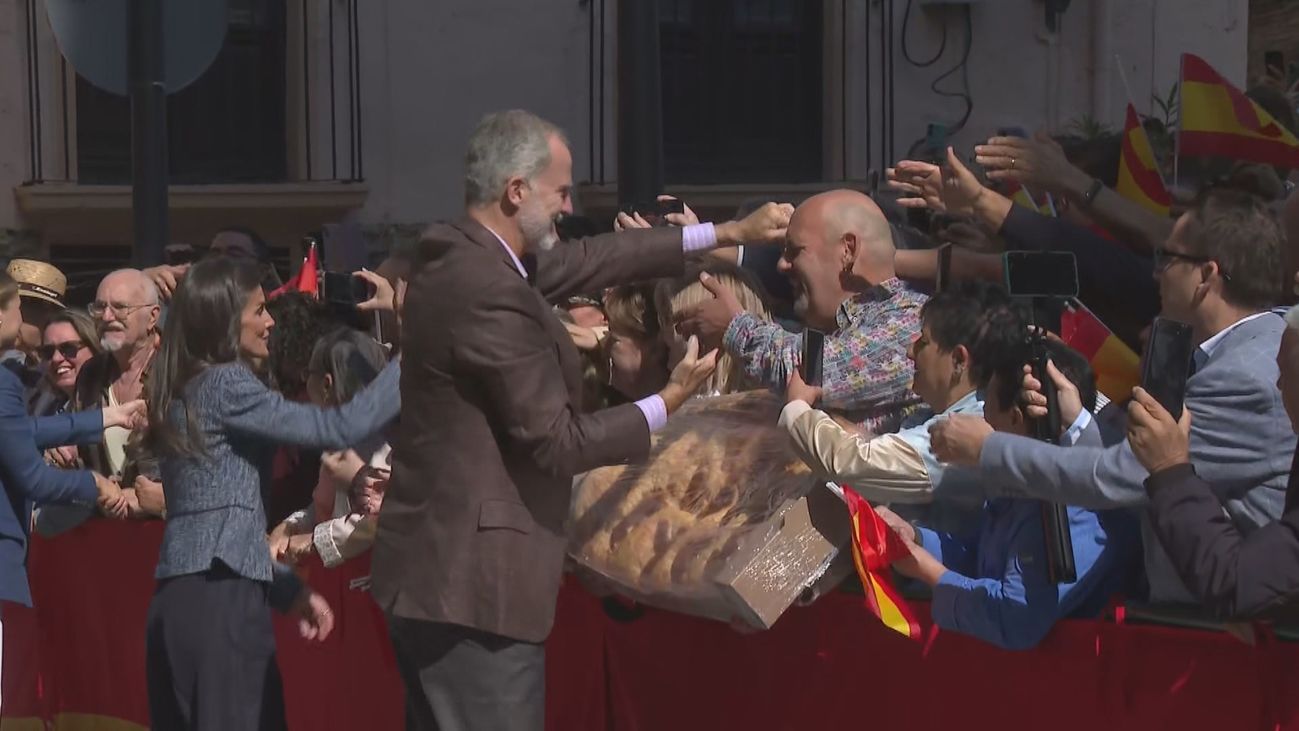 Cálida acogida a los Reyes y la Princesa Leonor en su segunda jornada en Navarra