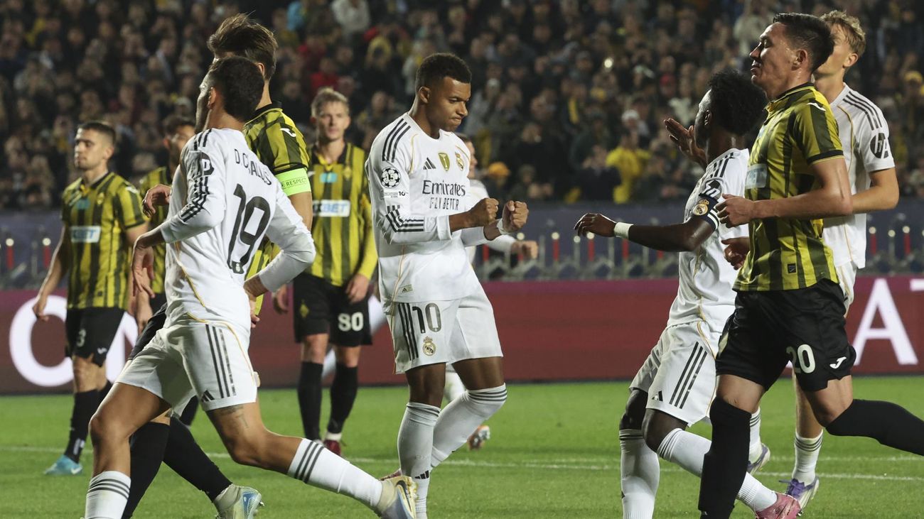 0-5. El Real Madrid restaña heridas con un festival goleador de Mbappé ante el Kairat