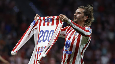 Griezmann: "Muy orgulloso de llegar a 200; me ha costado, pero lo logramos"
