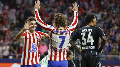 5-1. El Atlético de Madrid sigue de dulce, golea al Eintracht Frankfurt