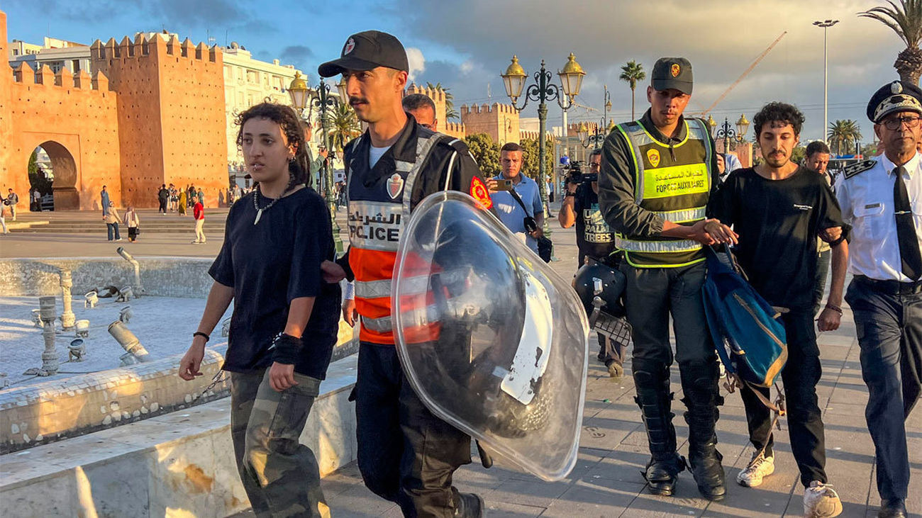 La generación Z marroquí salta a las calles con protestas violentas