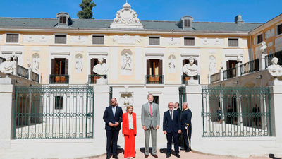 El Rey inaugura la Casa del Labrador de Aranjuez tras su rehabilitación integral