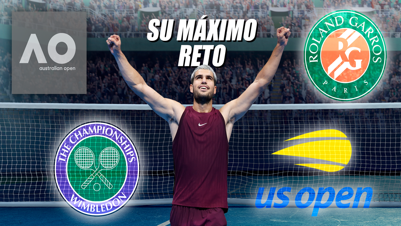 Alcaraz busca completar el Gran Slam