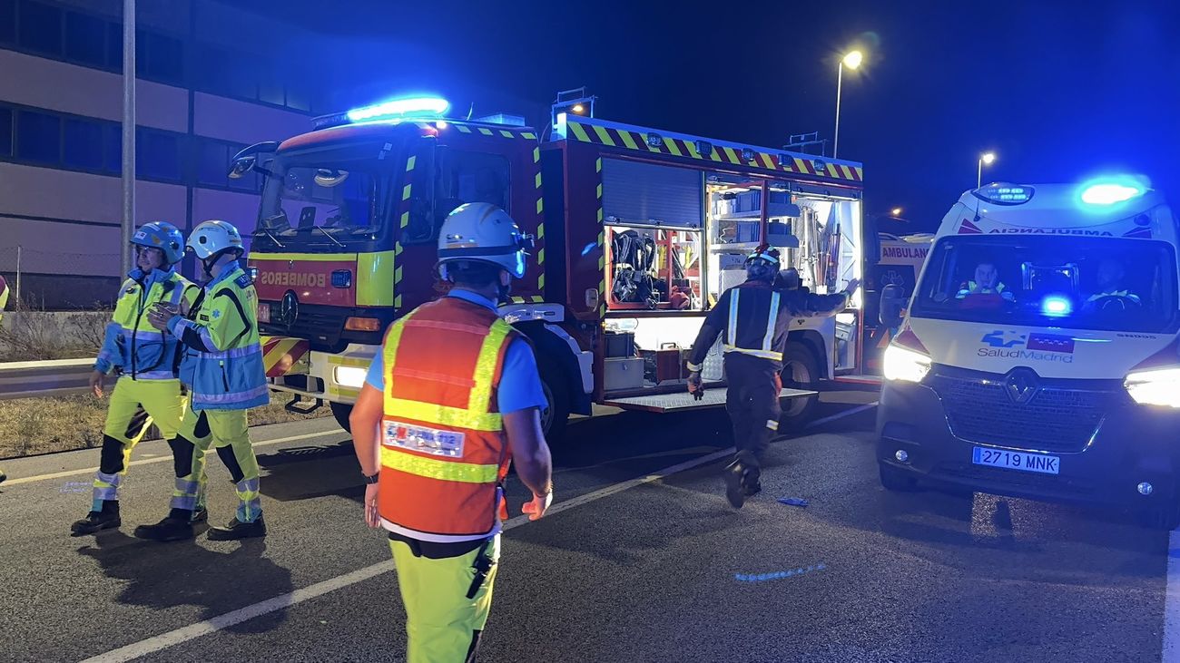 colisión frontal en Torrejón de Velasco