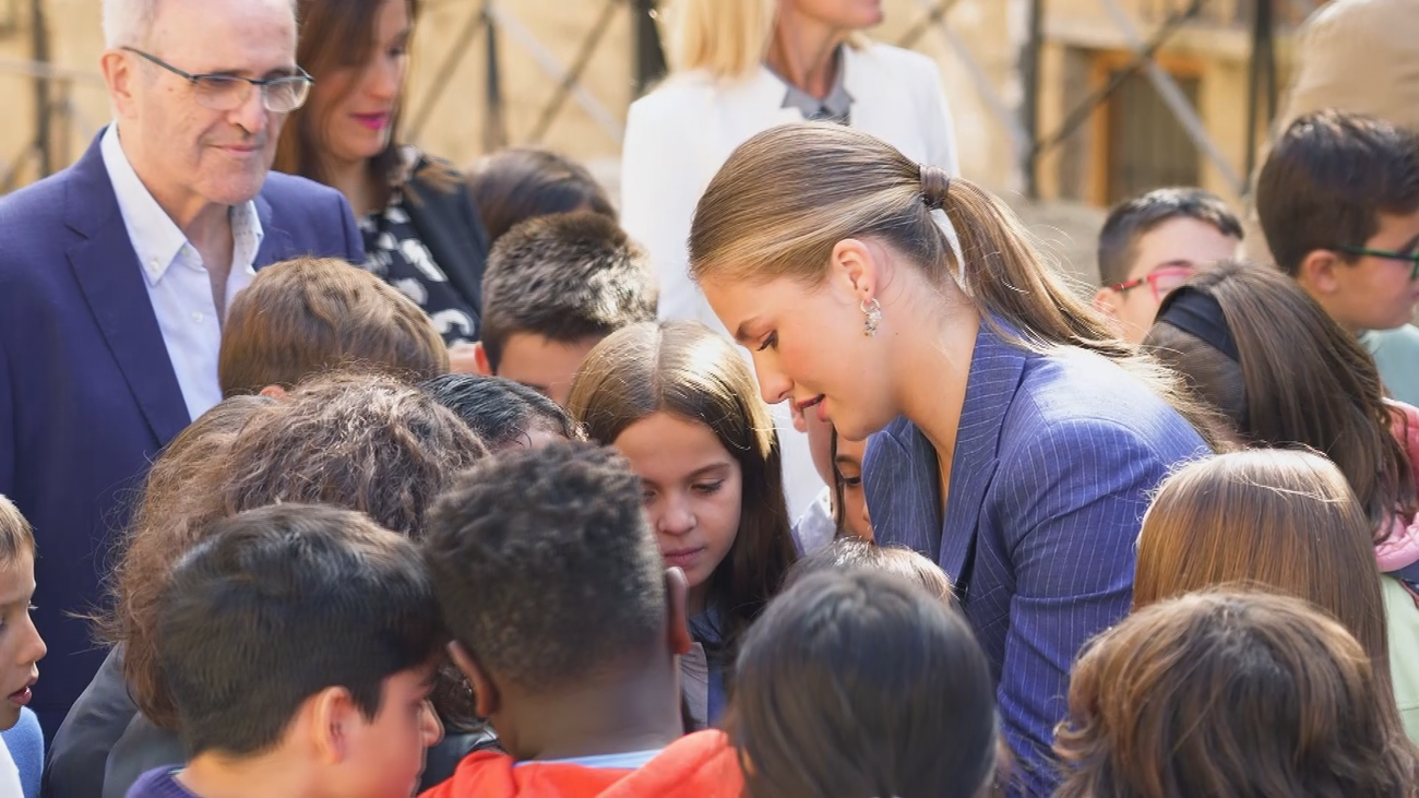 La primera visita de la princesa Leonor a Navarra
