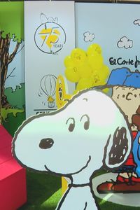 Snoopy 'cumple' 75 años y Madrid lo celebra con una exposición inmersiva