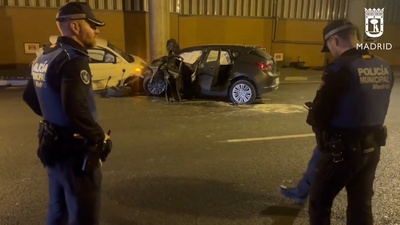 Dos accidentes de tráfico en Madrid dejan cuatro heridos  graves