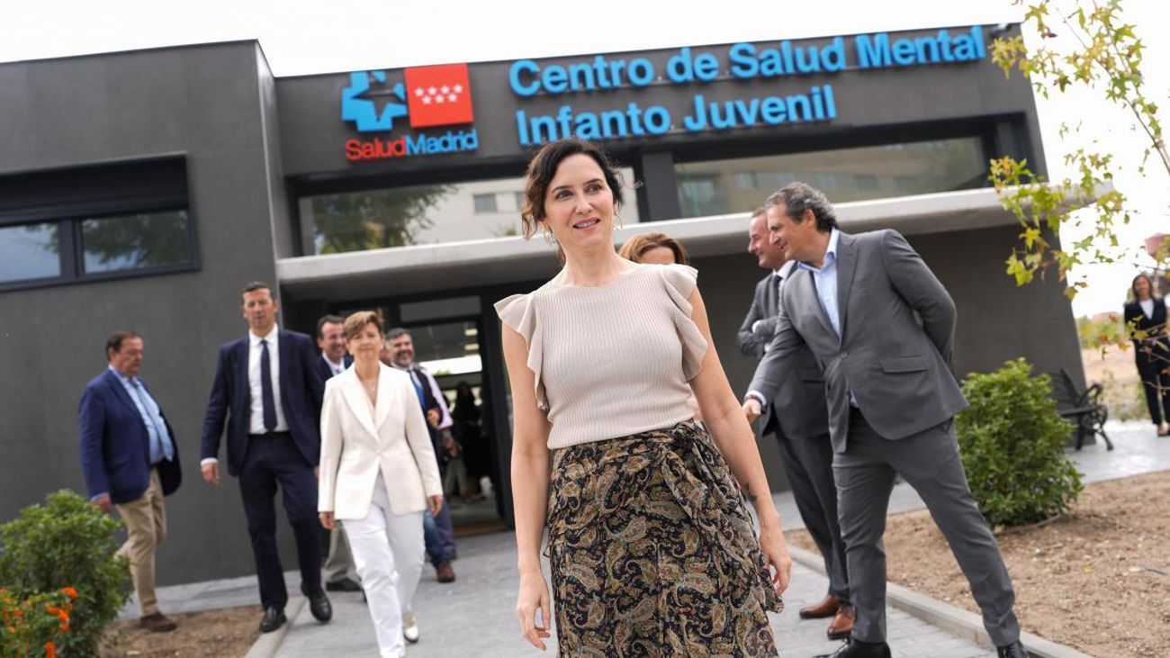 Ayuso anuncia dos nuevos hospitales de Día de Salud Mental para adolescentes en Parla y Arganda del Rey