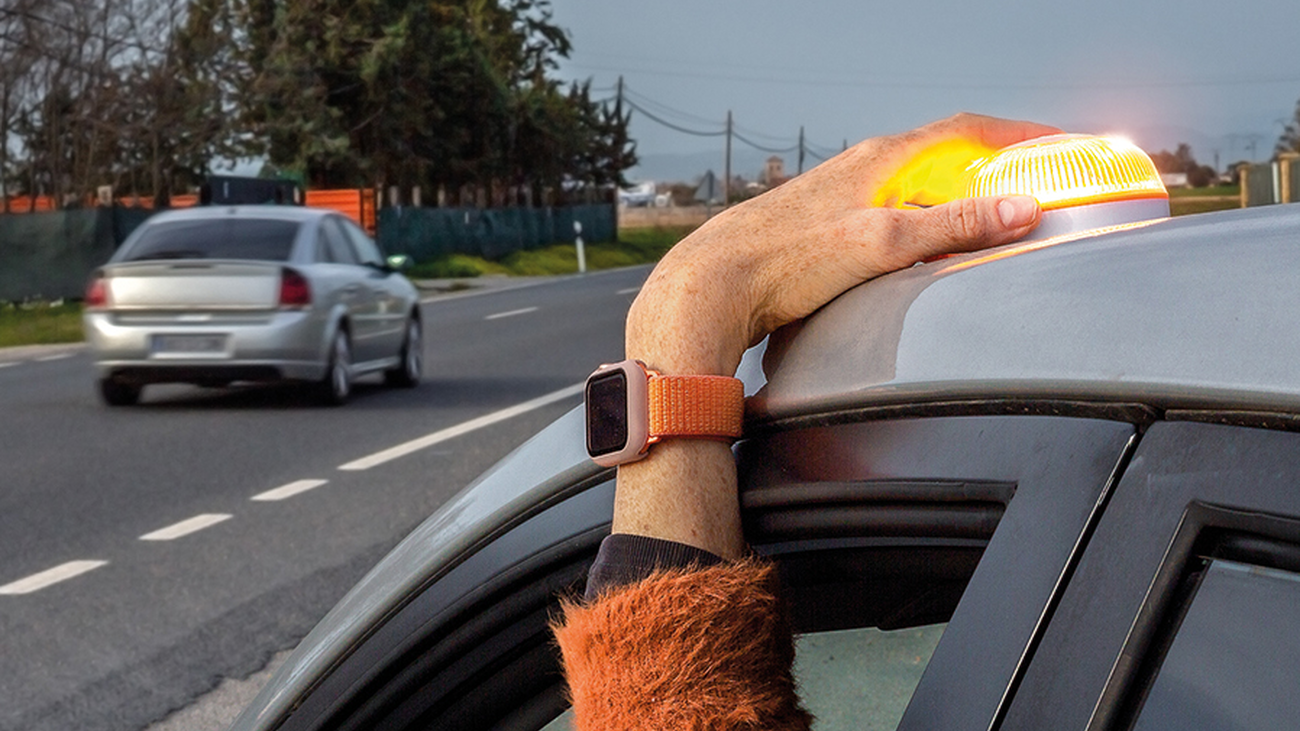 ¡Ojo! Solo un 8% de los conductores tiene ya la luz de emergencia a tres meses de ser obligatoria