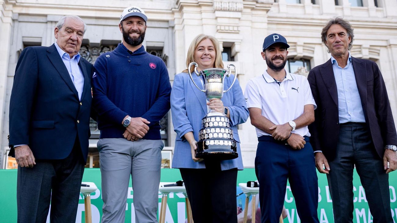 Madrid da el pistoletazo de salida al Open de España de golf con un 'green' en Cibeles
