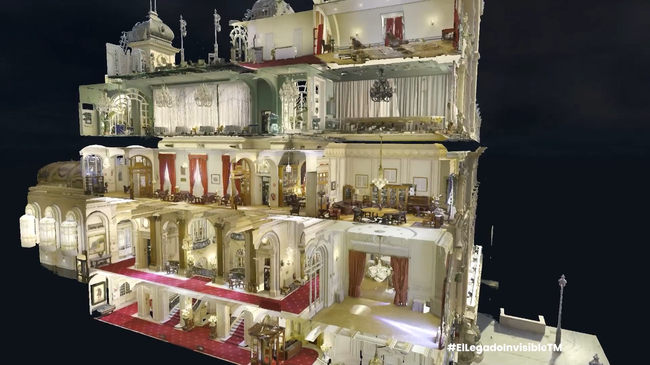 El Casino de Madrid: sala de esgrima, gimnasio, salones, pero nada relacionado con el juego