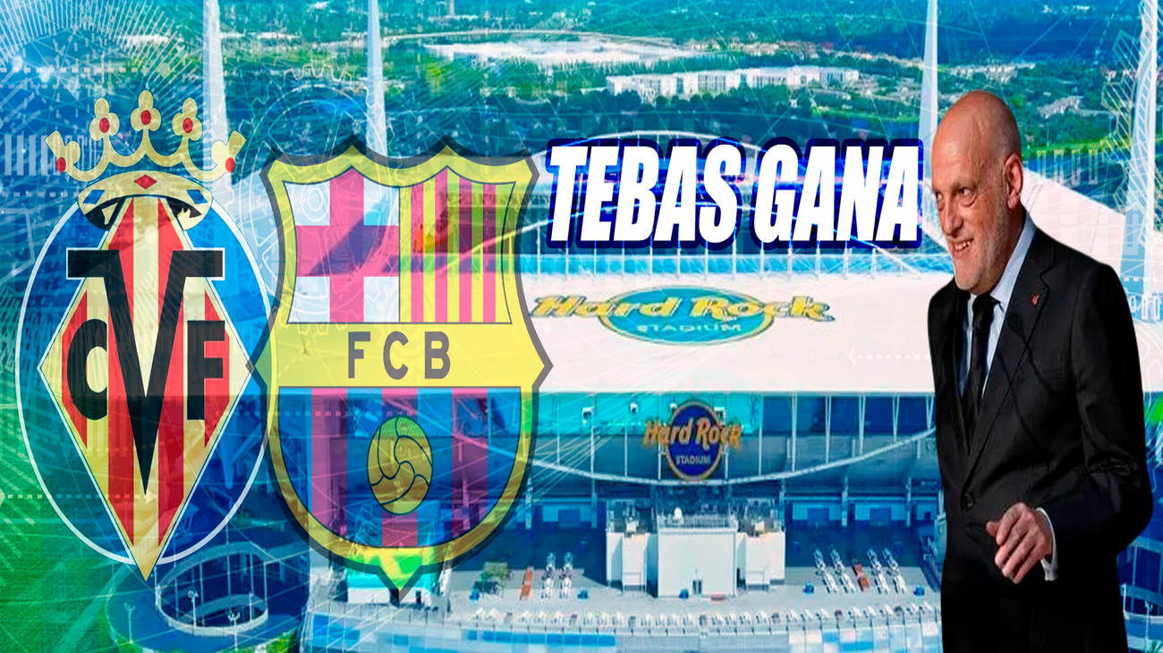 Tebas se se sale con la suya, LaLiga confirma que el Villarreal-Barcelona se jugará en Miami