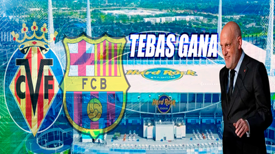 Tebas se se sale con la suya, LaLiga confirma que el Villarreal-Barcelona se jugará en Miami