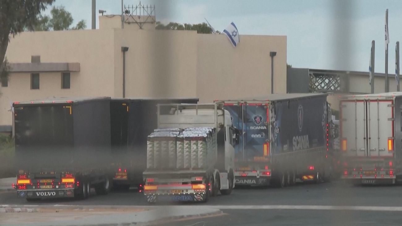 Empieza a entrar ayuda humanitaria a Gaza desde Egipto según el acuerdo de alto al fuego