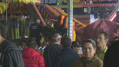 Cuatro heridos leves tras un accidente en una atracción de las fiestas de Leganés