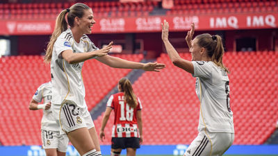 El Real Madrid golea al Athletic y el Atlético recibe un duro correctivo del Barça