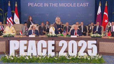 Trump tras firmar el acuerdo de Gaza: "Nunca antes había visto tanta felicidad"