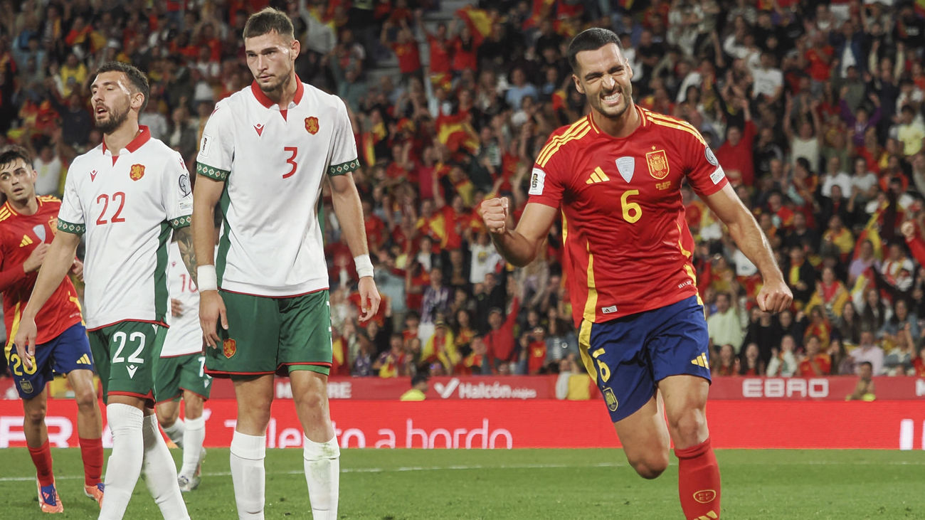 Mikel Merino ante Bulgaria