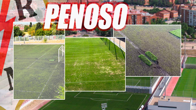 El estado penoso de los campos de la Ciudad Deportiva del Rayo Vallecano