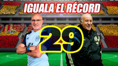 De la Fuente: "Es un honor haber igualado la racha de invicto de Del Bosque"