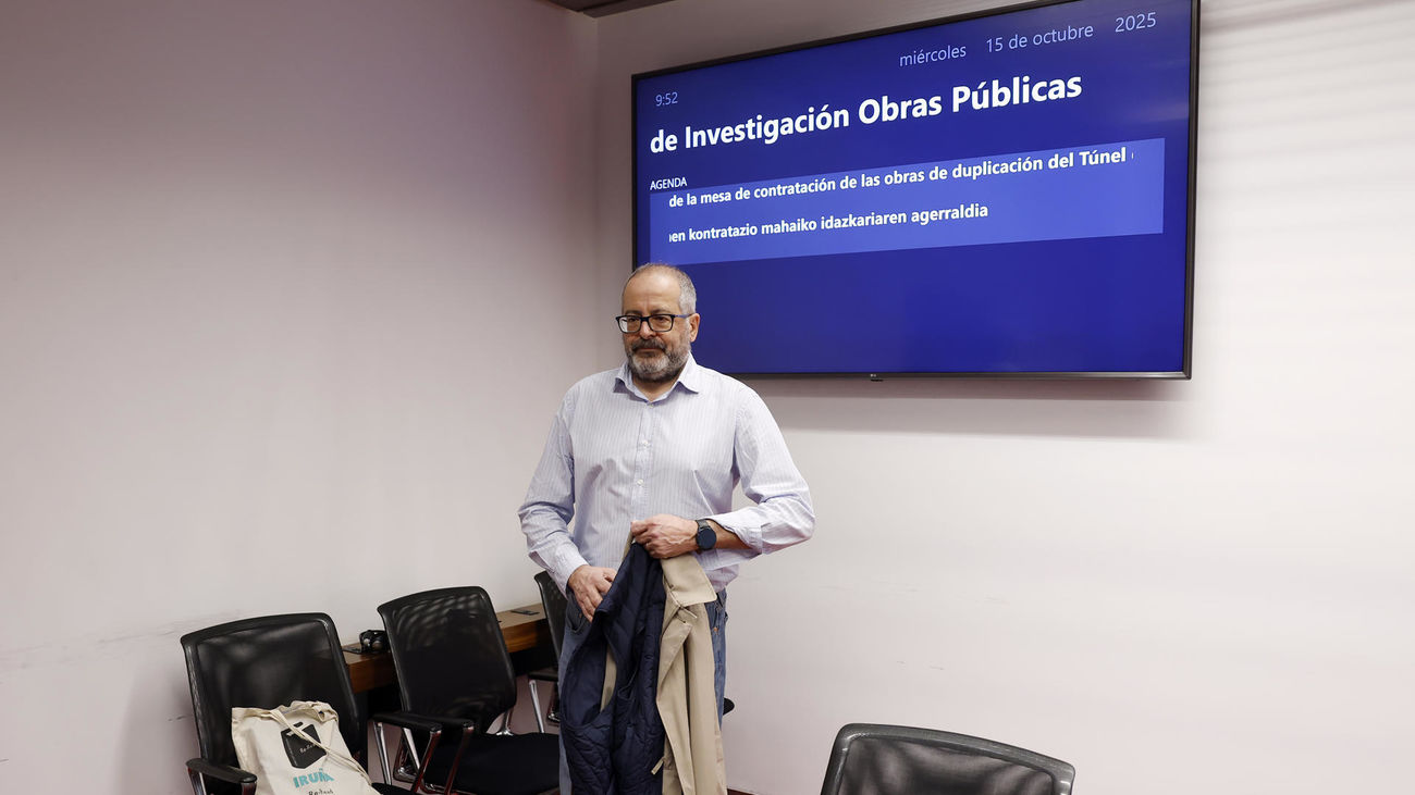 El secretario de la mesa de adjudicación del túnel de Belate dice que avisó de "anomalías"