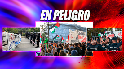 Manifestantes intentan, sin conseguirlo, boicotear la Euroliga