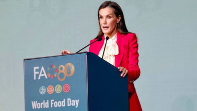 La Reina recupera en la FAO el último discurso de Felipe VI en la ONU: "La dignidad del ser humano no es negociable"