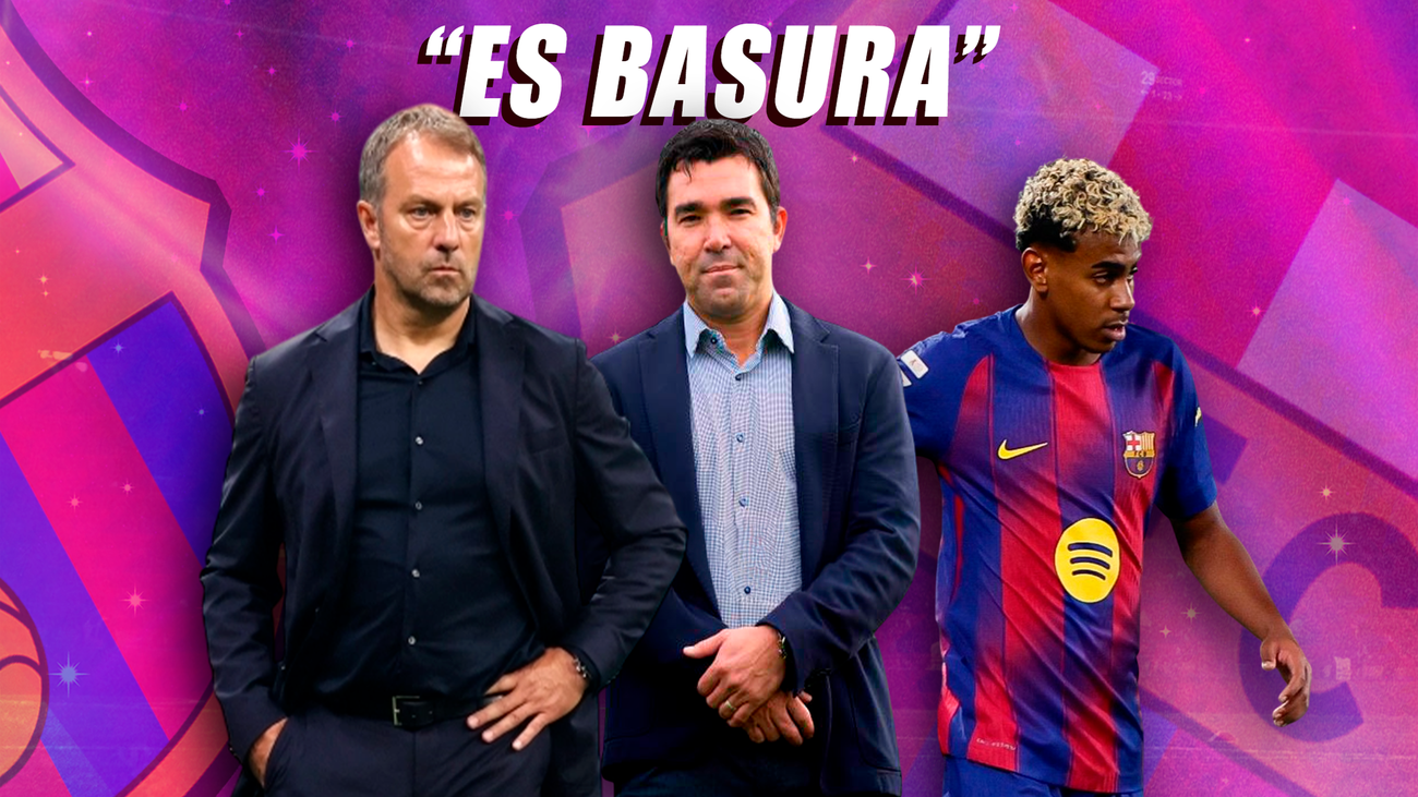 Flick, sobre la polémica con Deco por Lamine: "Es una mierda"