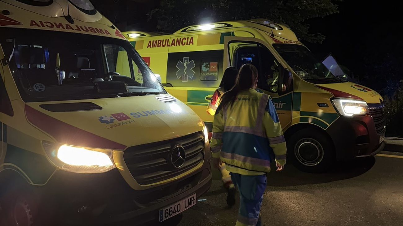 Un joven herido muy grave al caer desde primer piso de residencia universitaria de Madrid