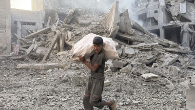 Israel suspende la entrada de ayuda humanitaria en Gaza