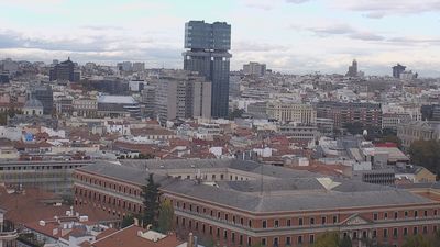Lunes nuboso en Madrid con posibles lluvias débiles y dispersas