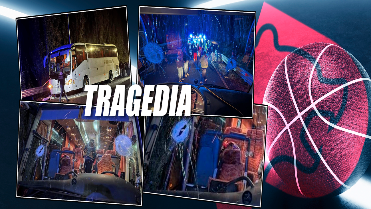 Muere el pasajero de un autobús con aficionados del baloncesto italiano por un ataque de ultras