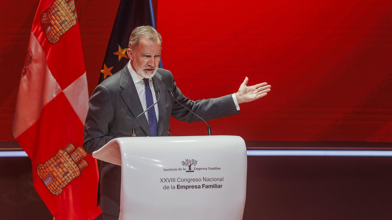 Felipe VI: "El arraigo local y la proyección global no son incompatibles en la empresa familiar"