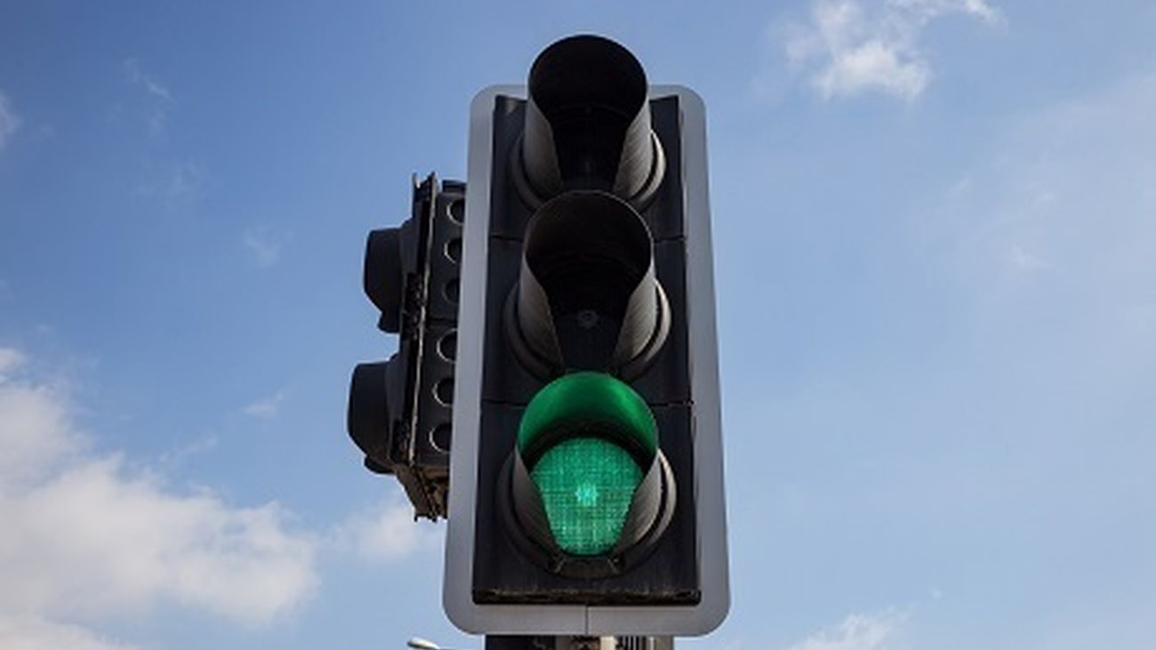Imagen de archivo de un semáforo