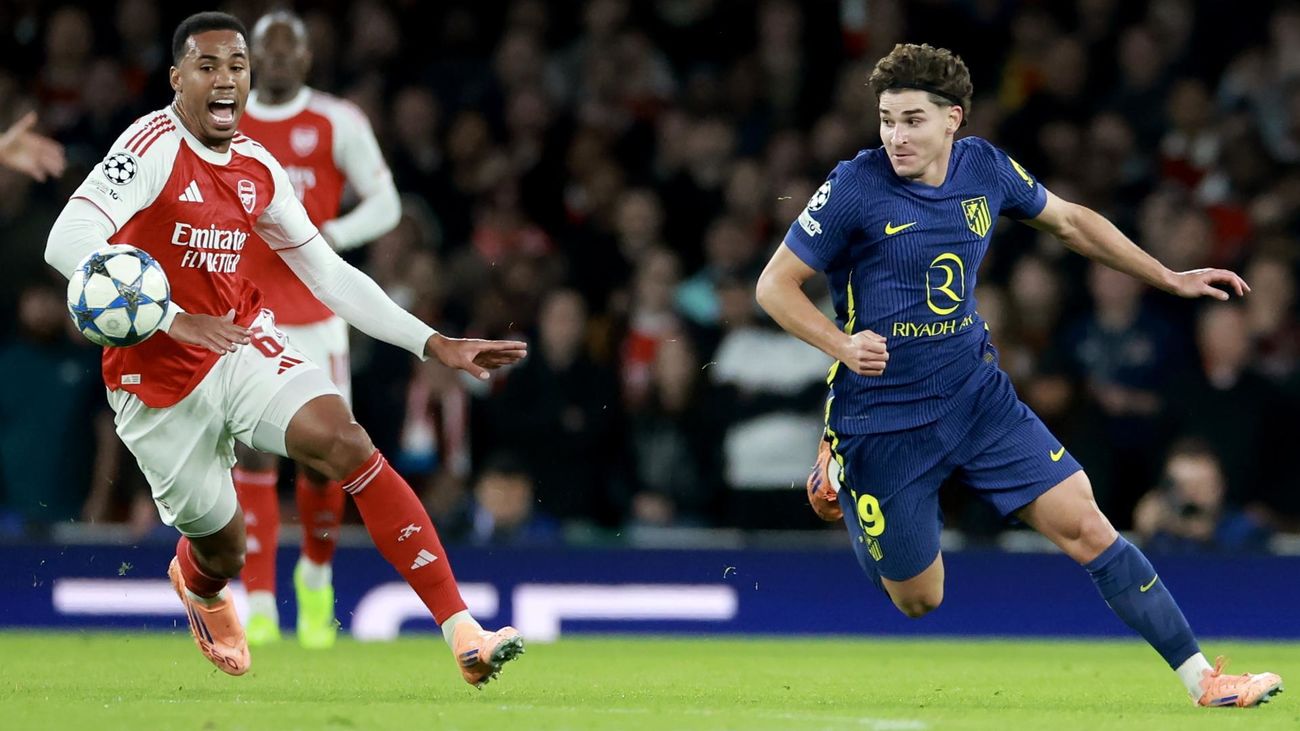 4-0. Dura derrota del Atlético ante un Arsenal invicto en la Champions