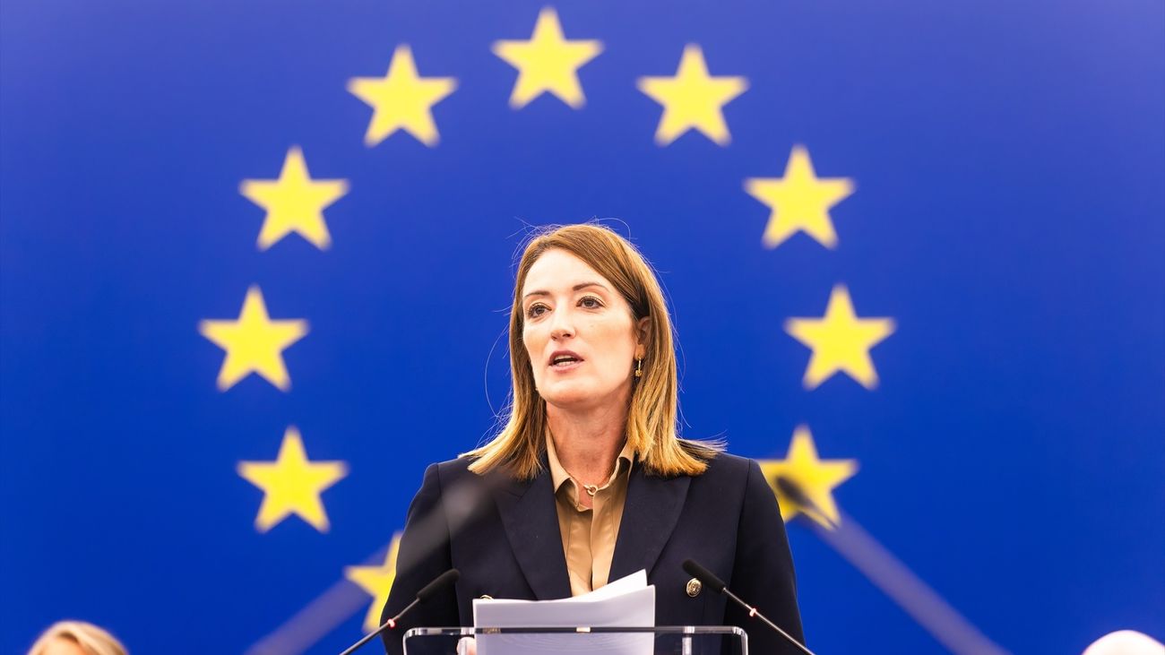 Roberta Metsola, presidenta del Parlamento Europeo