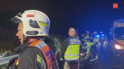 Herida grave una mujer de 24 años en un accidente en la M-50 en Fuenlabrada