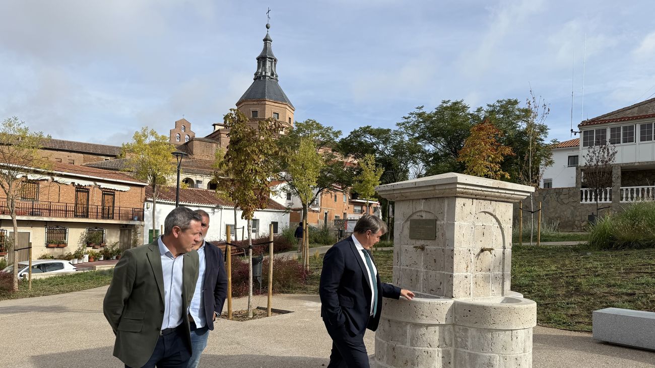 Visita a las obras de mejora de accesibilidad del centro de Loeches