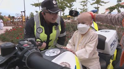 Una exhibición donde las sonrisas de los más pequeños en el Hospital 12 de Octubre son lo más importante