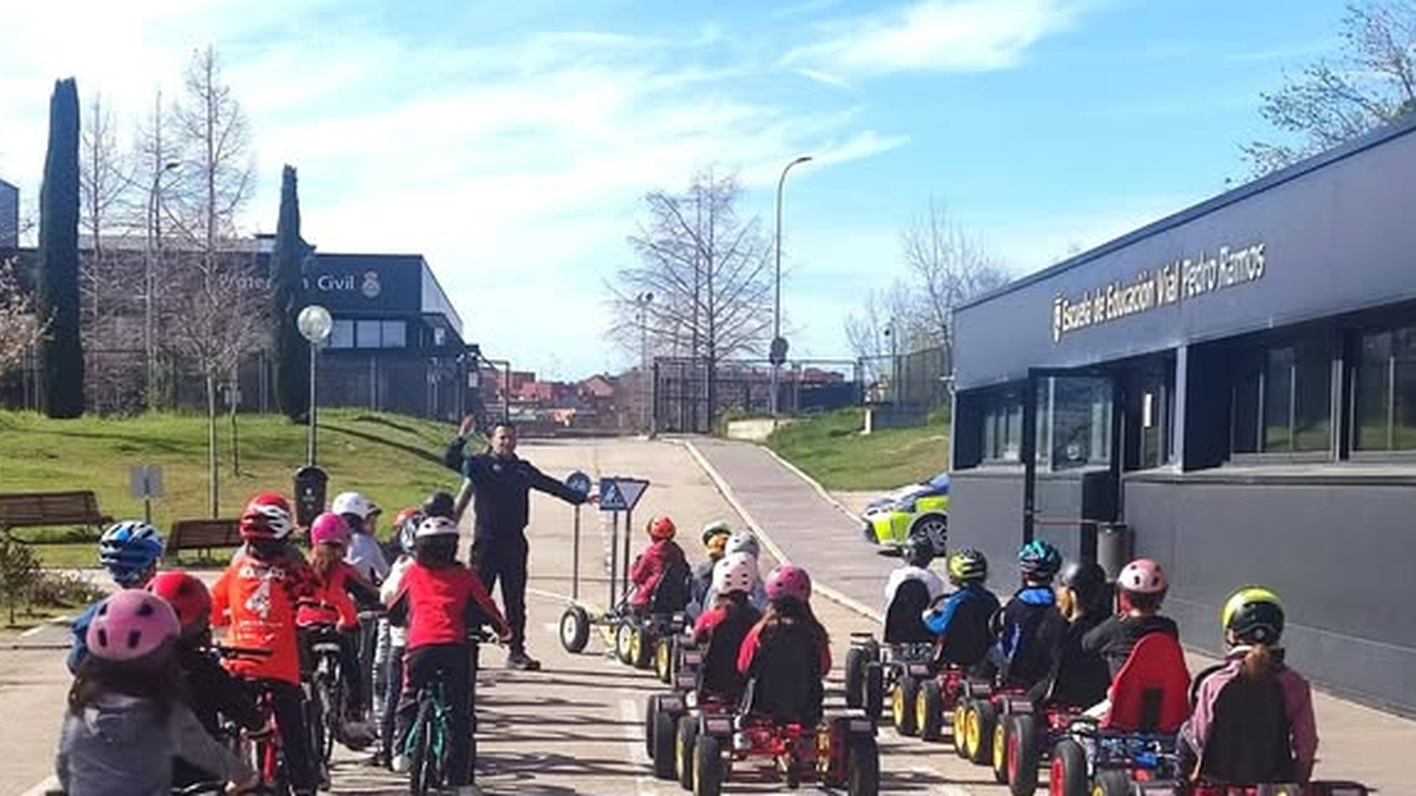 Clase de Educación Vial en el San Sebastián de los Reyes