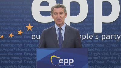 Feijóo, desde Bruselas: "El señor Sánchez está pidiendo tiempo para prolonga su agonía"