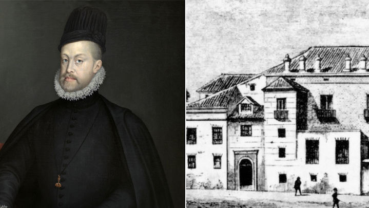 Felipe II y casa de las 7 chimeneas / ARCHIVO